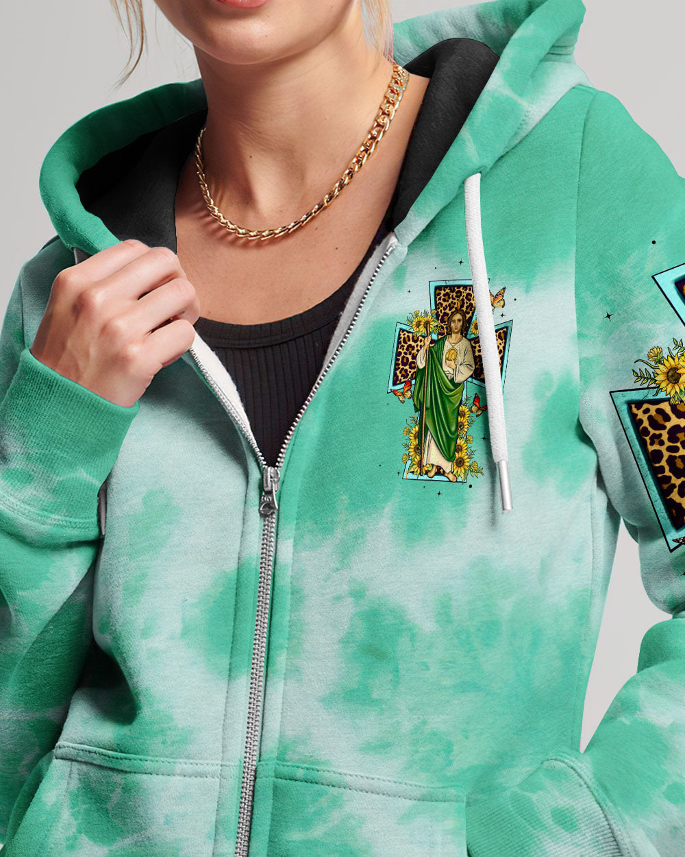 God I'm Depending On You Tie Dye Women's All Over Print Shirt - Tytm1007231, easychoo.com