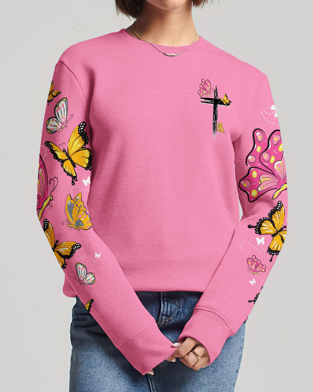 She Will Not Fall Women's All Over Print Shirt - Tytd0307232, easychoo.com