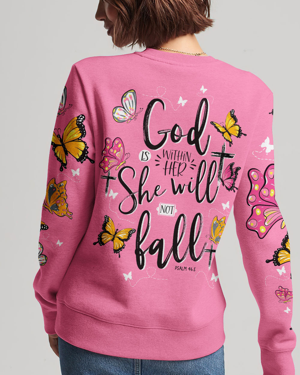 She Will Not Fall Women's All Over Print Shirt - Tytd0307232, easychoo.com