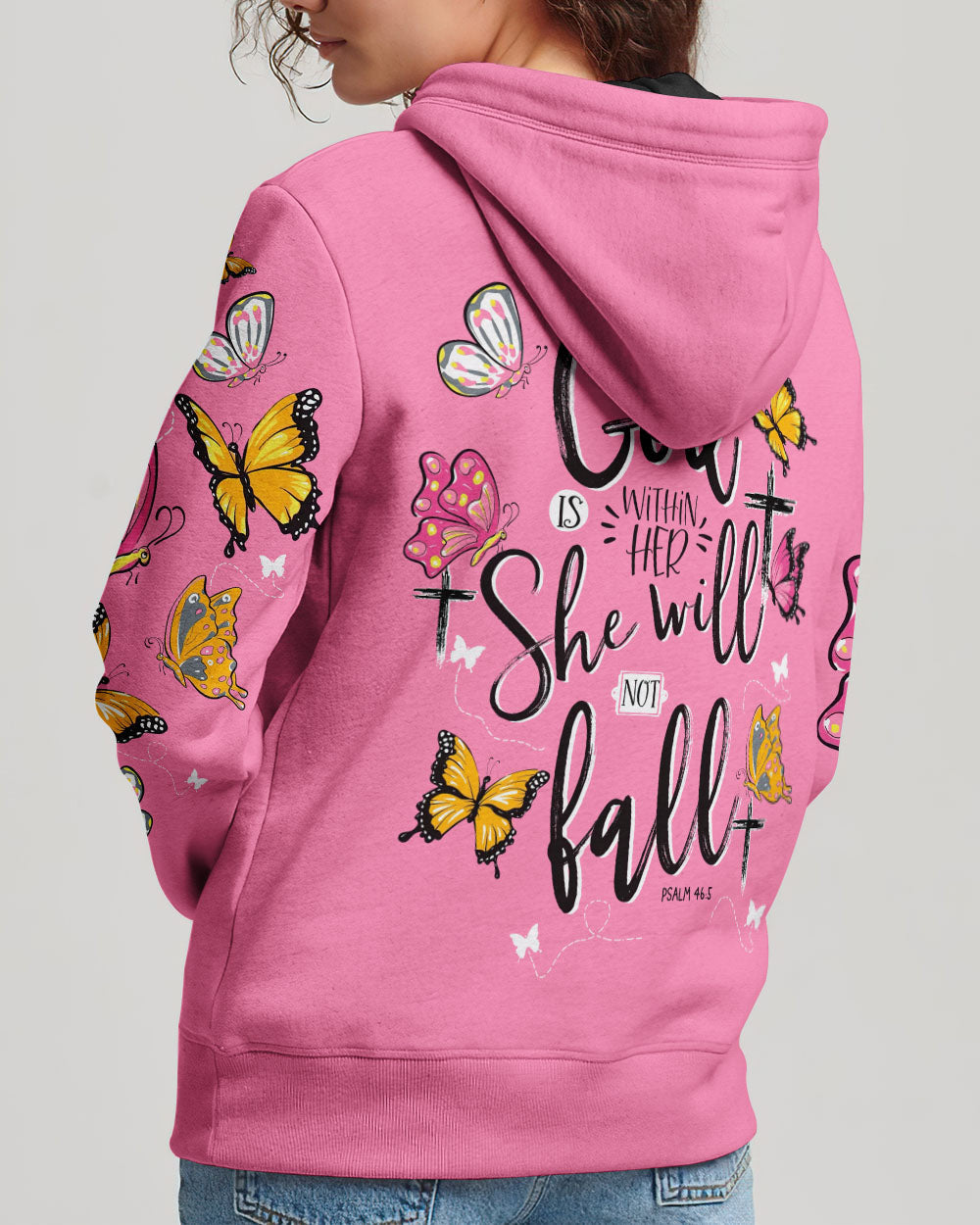 She Will Not Fall Women's All Over Print Shirt - Tytd0307232, easychoo.com