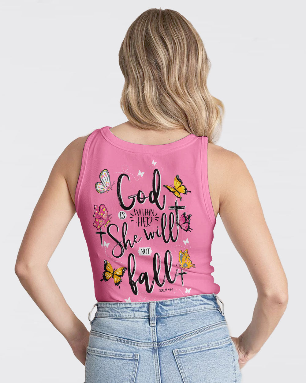She Will Not Fall Women's All Over Print Shirt - Tytd0307232, easychoo.com