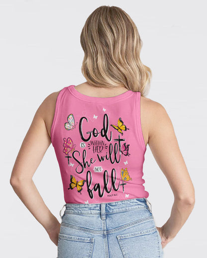She Will Not Fall Women's All Over Print Shirt - Tytd0307232, easychoo.com