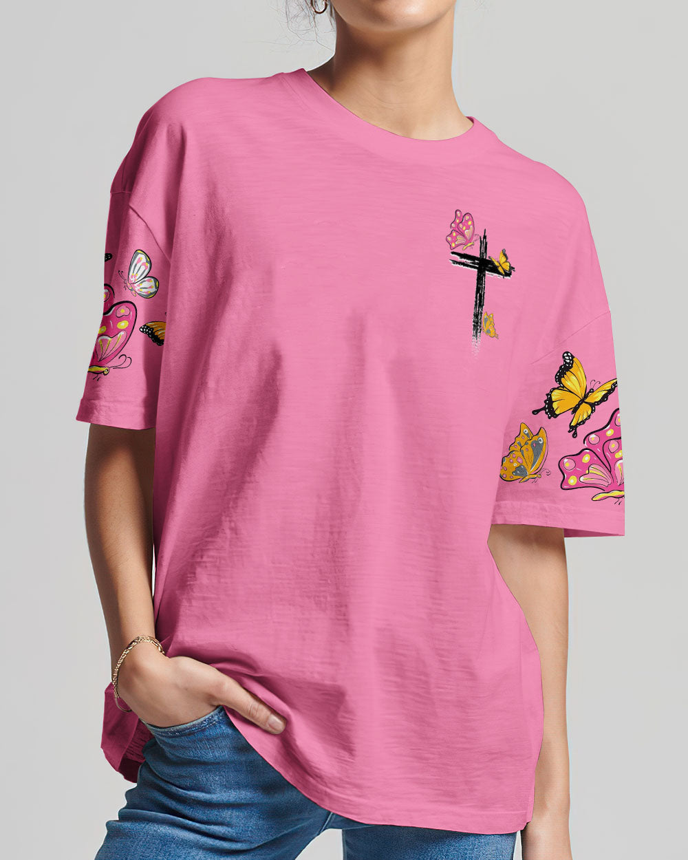 She Will Not Fall Women's All Over Print Shirt - Tytd0307232, easychoo.com