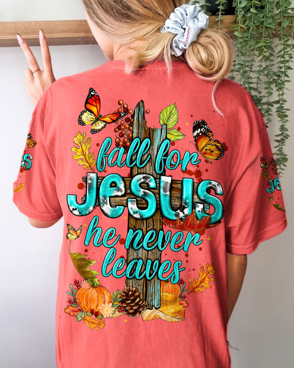 Fall For Jesus Women's All Over Print Shirt - Tytm1307234, easychoo.com