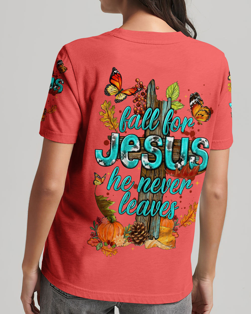 Fall For Jesus Women's All Over Print Shirt - Tytm1307234, easychoo.com