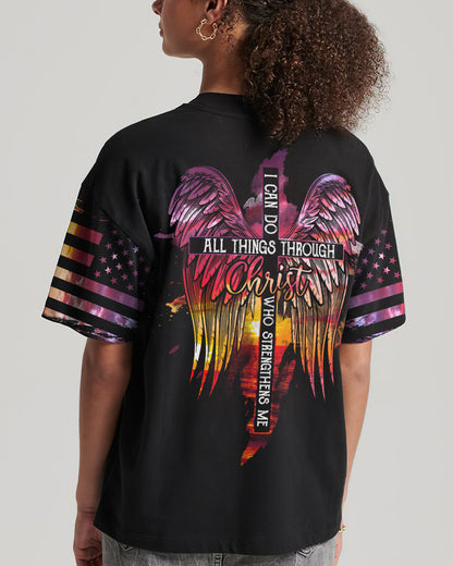 I Can Do All Things Through Christ Sunset Beach Women's All Over Print Shirt - Tlty2506231, easychoo.com