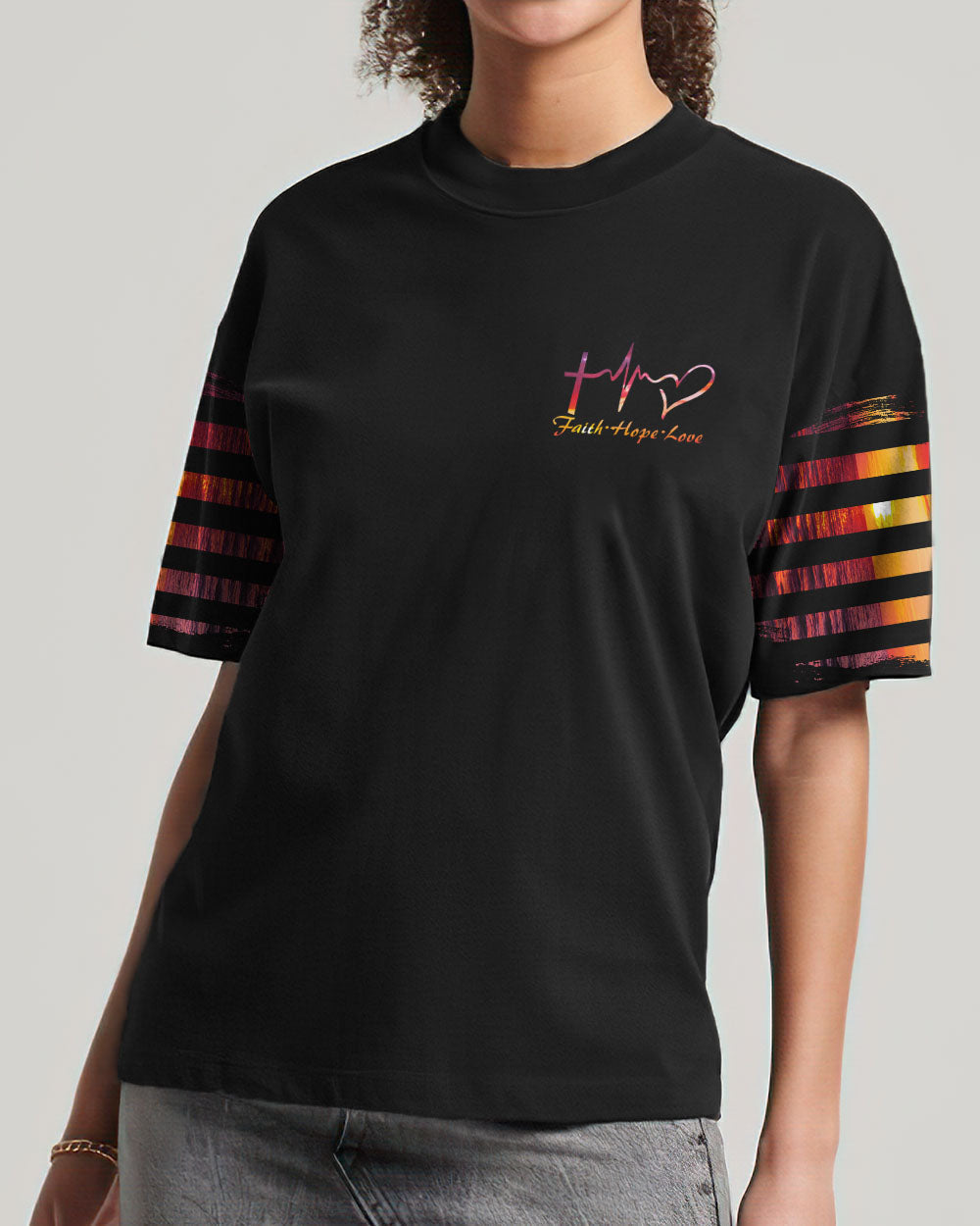 I Can Do All Things Through Christ Sunset Beach Women's All Over Print Shirt - Tlty2506231, easychoo.com