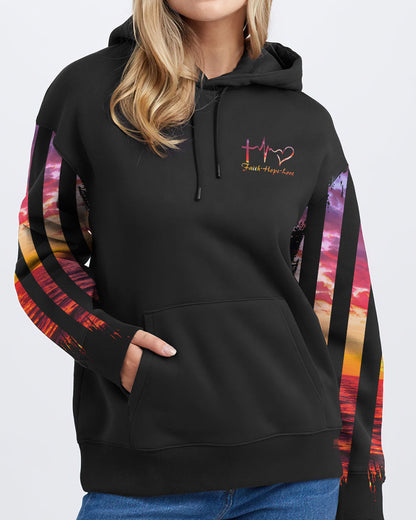 I Can Do All Things Through Christ Sunset Beach Women's All Over Print Shirt - Tlty2506231, easychoo.com