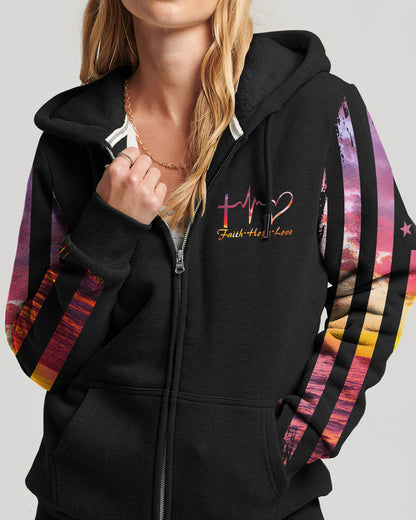 I Can Do All Things Through Christ Sunset Beach Women's All Over Print Shirt - Tlty2506231, easychoo.com