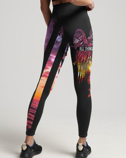 I Can Do All Things Through Christ Sunset Beach Women's All Over Print Shirt - Tlty2506231, easychoo.com