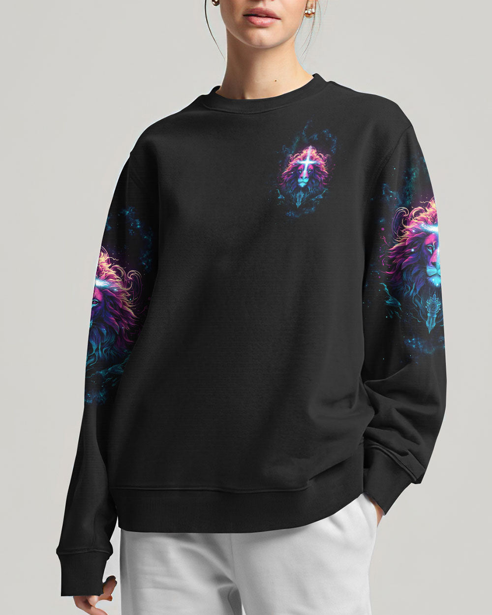 I Would Rather Stand With God Lion Women's All Over Print Shirt - Tltw1809233, easychoo.com