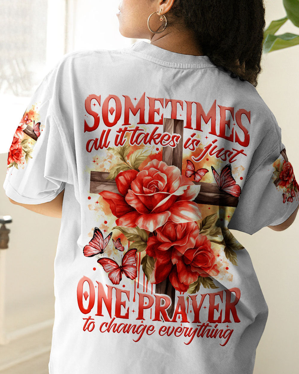 One Prayer To Change Everything Women's All Over Print Shirt - Tytm2308234, easychoo.com