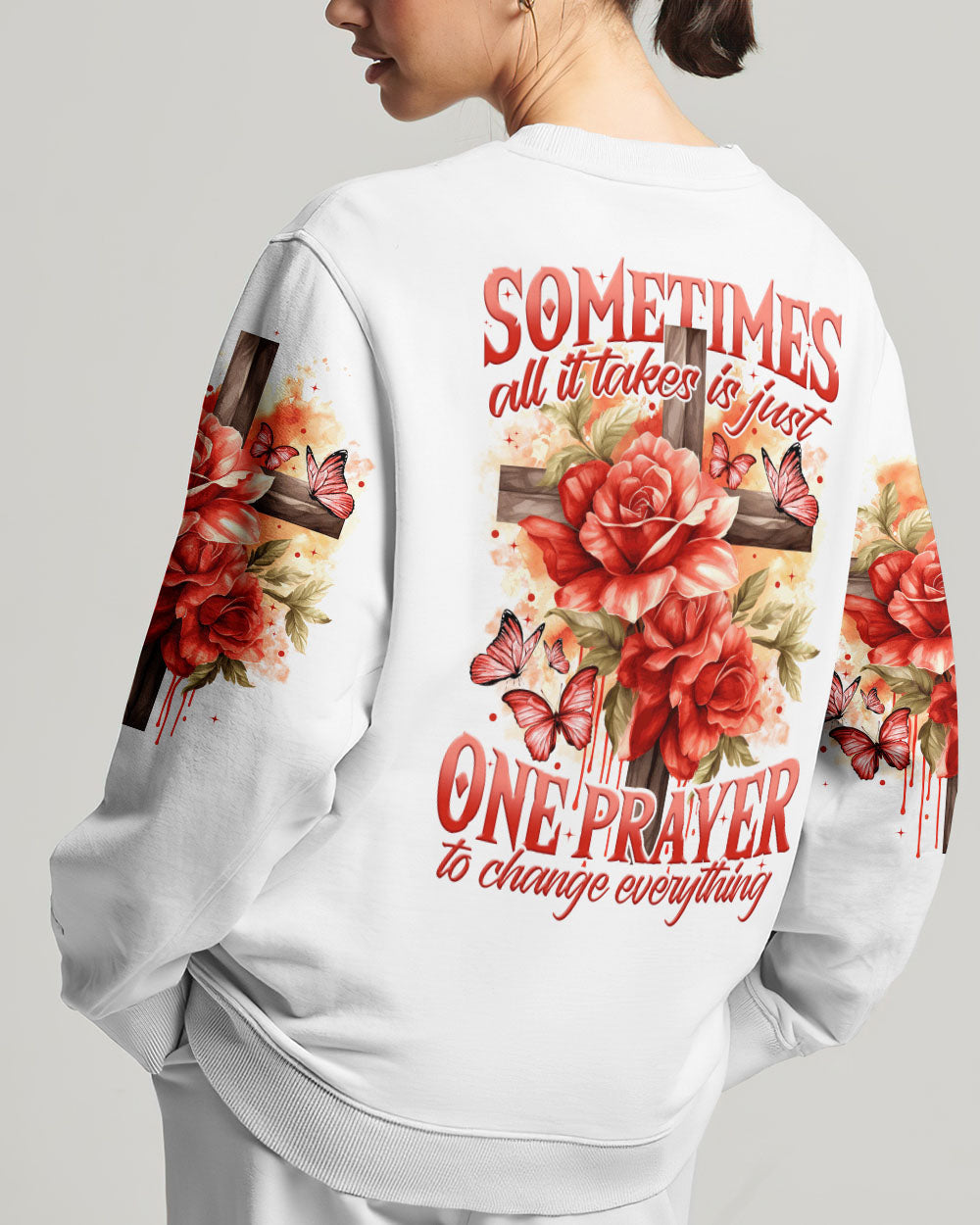 One Prayer To Change Everything Women's All Over Print Shirt - Tytm2308234, easychoo.com