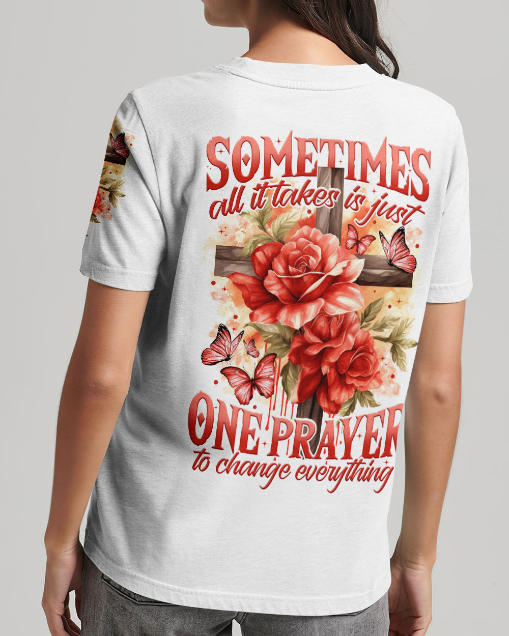 One Prayer To Change Everything Women's All Over Print Shirt - Tytm2308234, easychoo.com