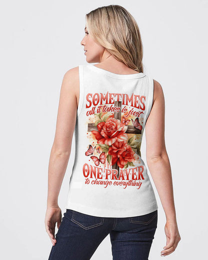 One Prayer To Change Everything Women's All Over Print Shirt - Tytm2308234, easychoo.com