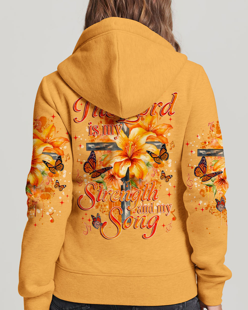 The Lord Is My Strength And My Song Women's All Over Print - Tyqy2209232, easychoo.com