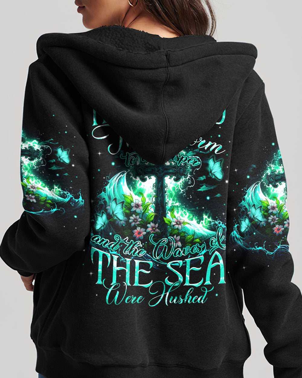 He Calmed The Storm Women's All Over Print Shirt - Tytm1610234, easychoo.com