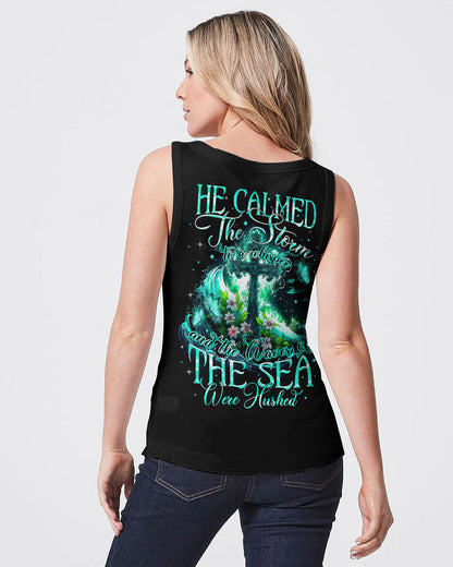 He Calmed The Storm Women's All Over Print Shirt - Tytm1610234, easychoo.com