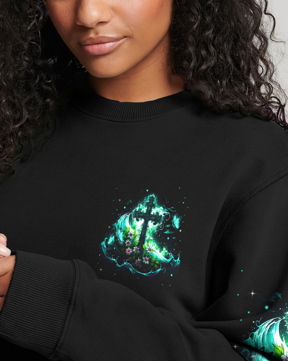 He Calmed The Storm Women's All Over Print Shirt - Tytm1610234, easychoo.com