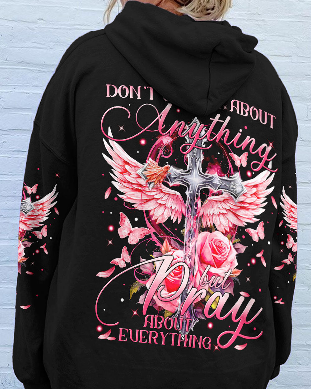 Pray About Everything Women's All Over Print Shirt - Tytm2809233, easychoo.com