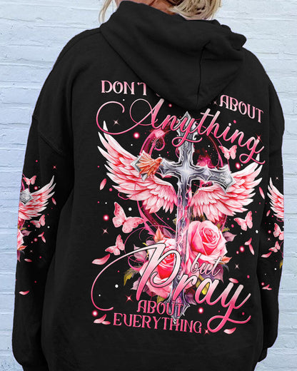 Pray About Everything Women's All Over Print Shirt - Tytm2809233, easychoo.com