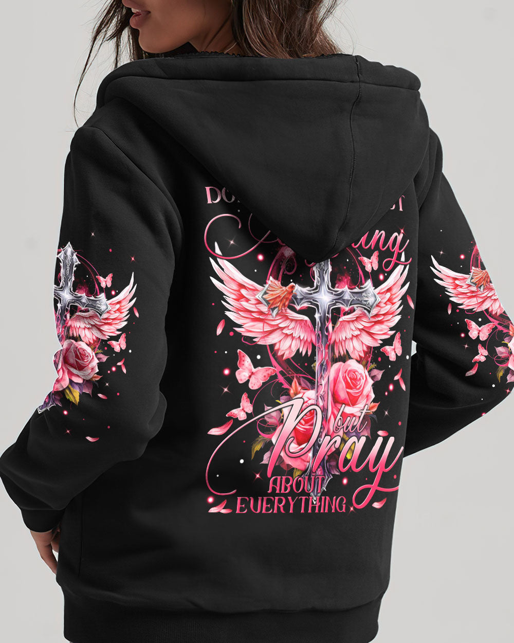 Pray About Everything Women's All Over Print Shirt - Tytm2809233, easychoo.com