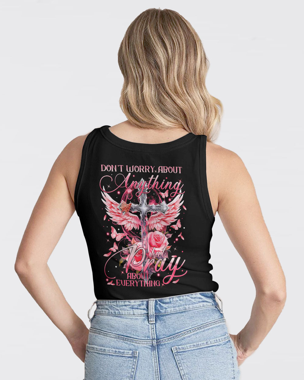 Pray About Everything Women's All Over Print Shirt - Tytm2809233, easychoo.com