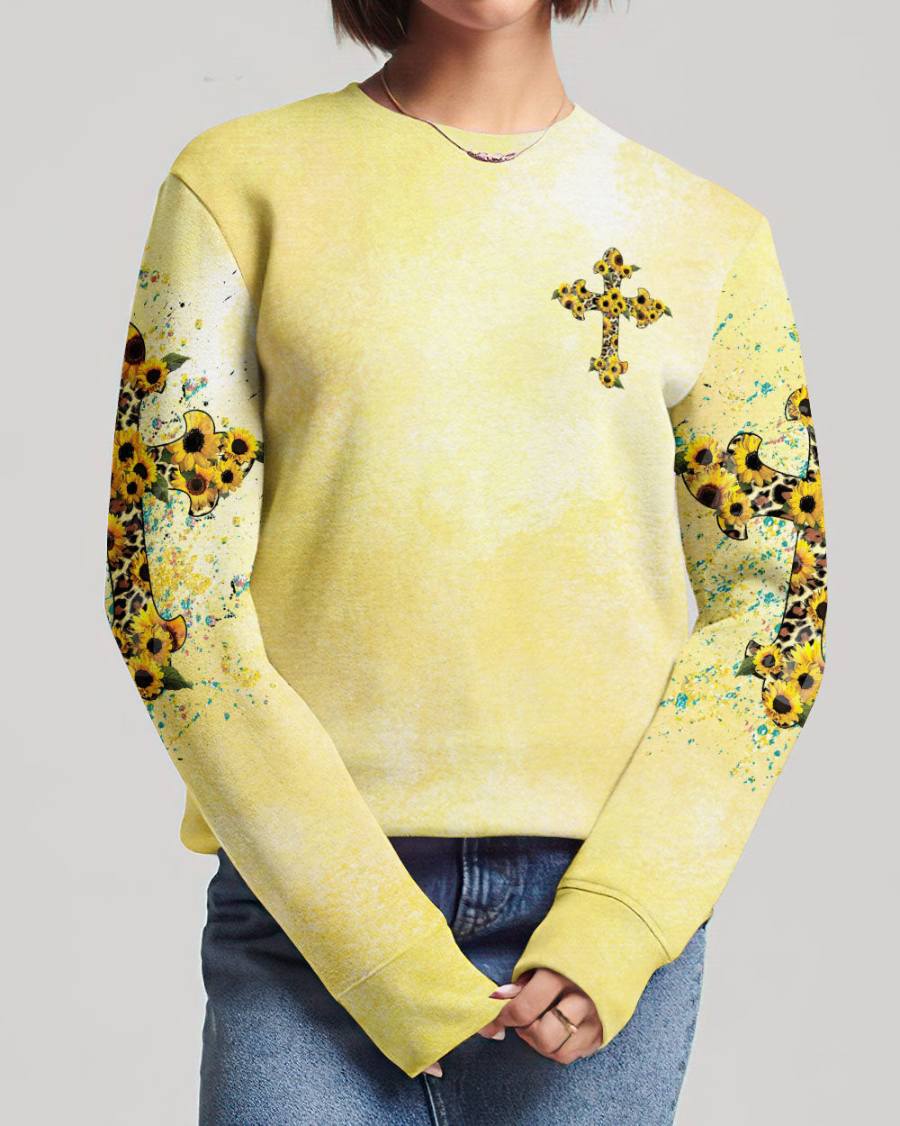 But The Lord Stood With Me Cross Leopard Women's All Over Print Shirt - Tlnz1808231, easychoo.com