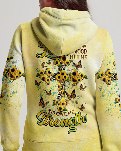 But The Lord Stood With Me Cross Leopard Women's All Over Print Shirt - Tlnz1808231, easychoo.com