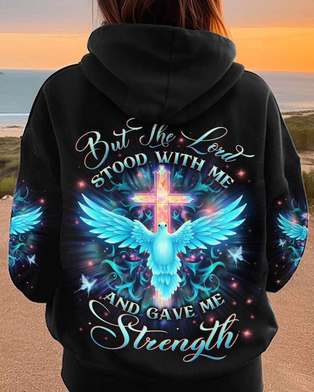 But The Lord Stood With Me Women's All Over Print Shirt - Yhln2010233, easychoo.com