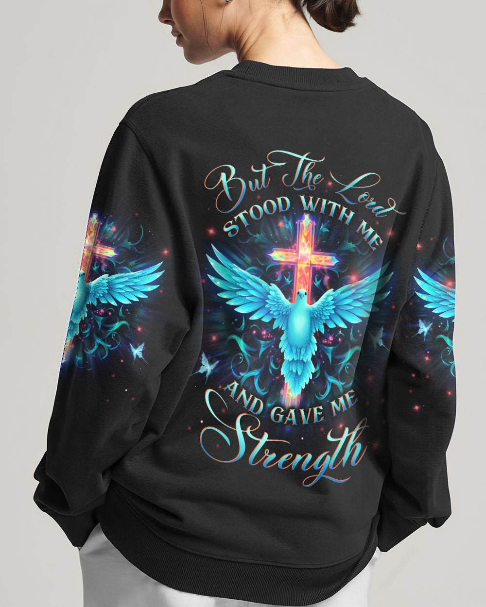 But The Lord Stood With Me Women's All Over Print Shirt - Yhln2010233, easychoo.com
