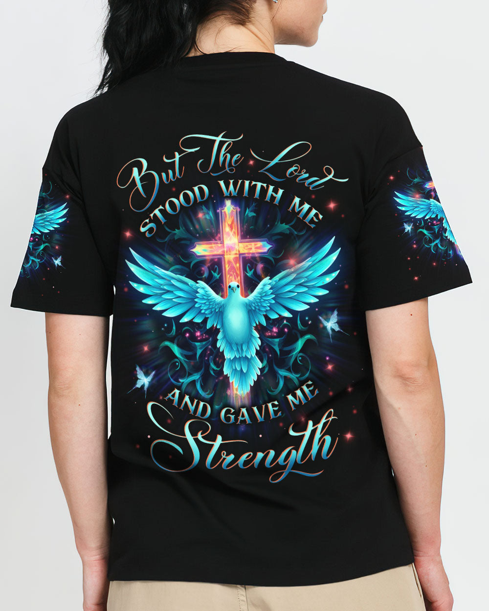 But The Lord Stood With Me Women's All Over Print Shirt - Yhln2010233, easychoo.com