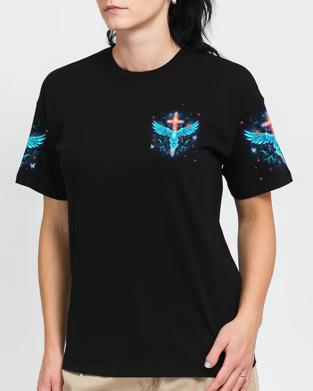 But The Lord Stood With Me Women's All Over Print Shirt - Yhln2010233, easychoo.com