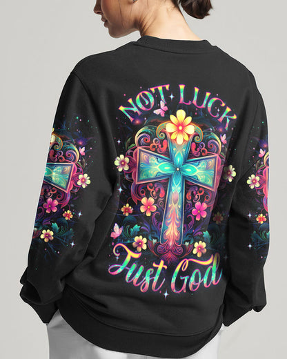 Not Luck Just God Women's All Over Print Shirt - Yhdu0410231, easychoo.com