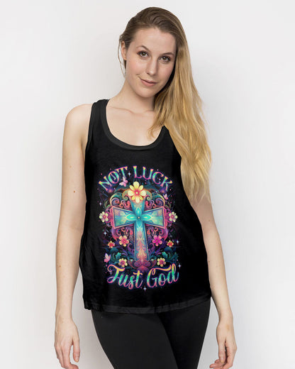 Not Luck Just God Women's All Over Print Shirt - Yhdu0410231, easychoo.com