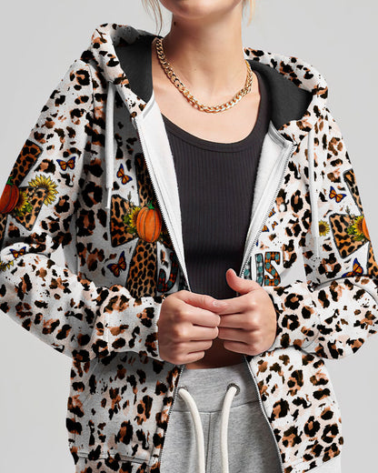 Fall For Jesus Autumn Leopard Women's All Over Print Shirt - Tltw0308234, easychoo.com