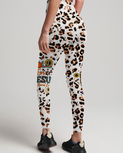 Fall For Jesus Autumn Leopard Women's All Over Print Shirt - Tltw0308234, easychoo.com