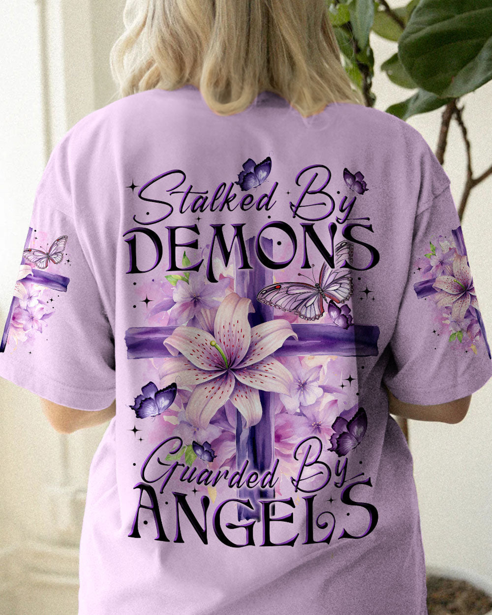 Guarded By Angels Women's All Over Print Shirt - Tytm3008233, easychoo.com