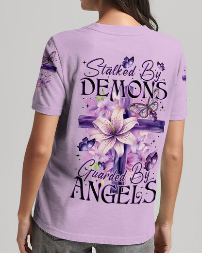Guarded By Angels Women's All Over Print Shirt - Tytm3008233, easychoo.com