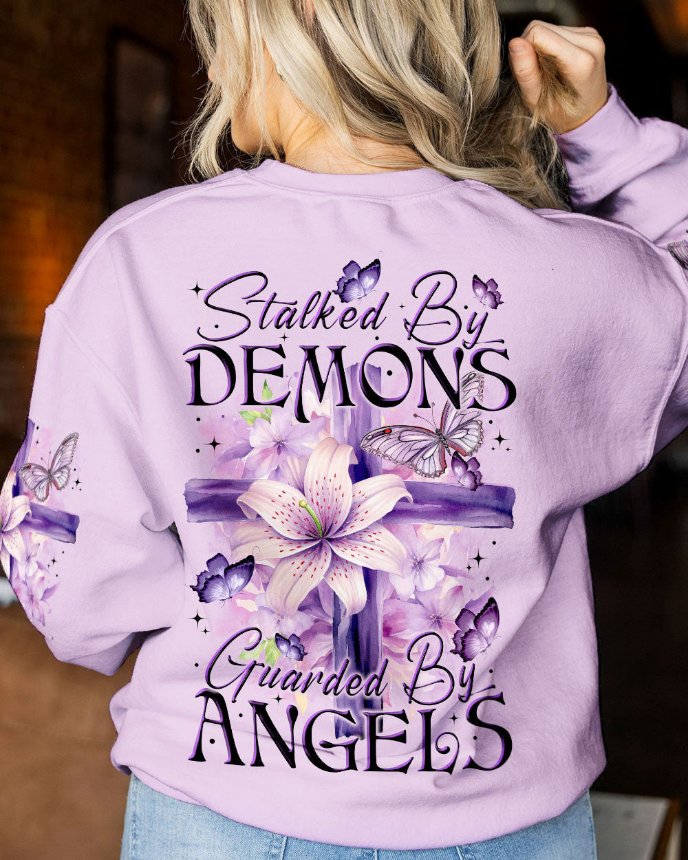 Guarded By Angels Women's All Over Print Shirt - Tytm3008233, easychoo.com