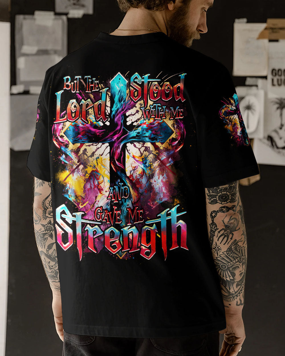 Lord Stood With Me Men's All Over Print Shirt - Tytd2508232, easychoo.com