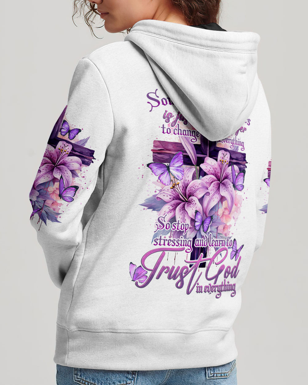 Trust God In Everything Women's All Over Print Shirt - Tytd1609231, easychoo.com