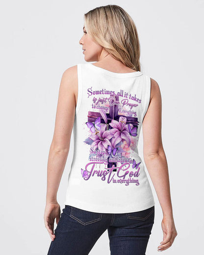 Trust God In Everything Women's All Over Print Shirt - Tytd1609231, easychoo.com