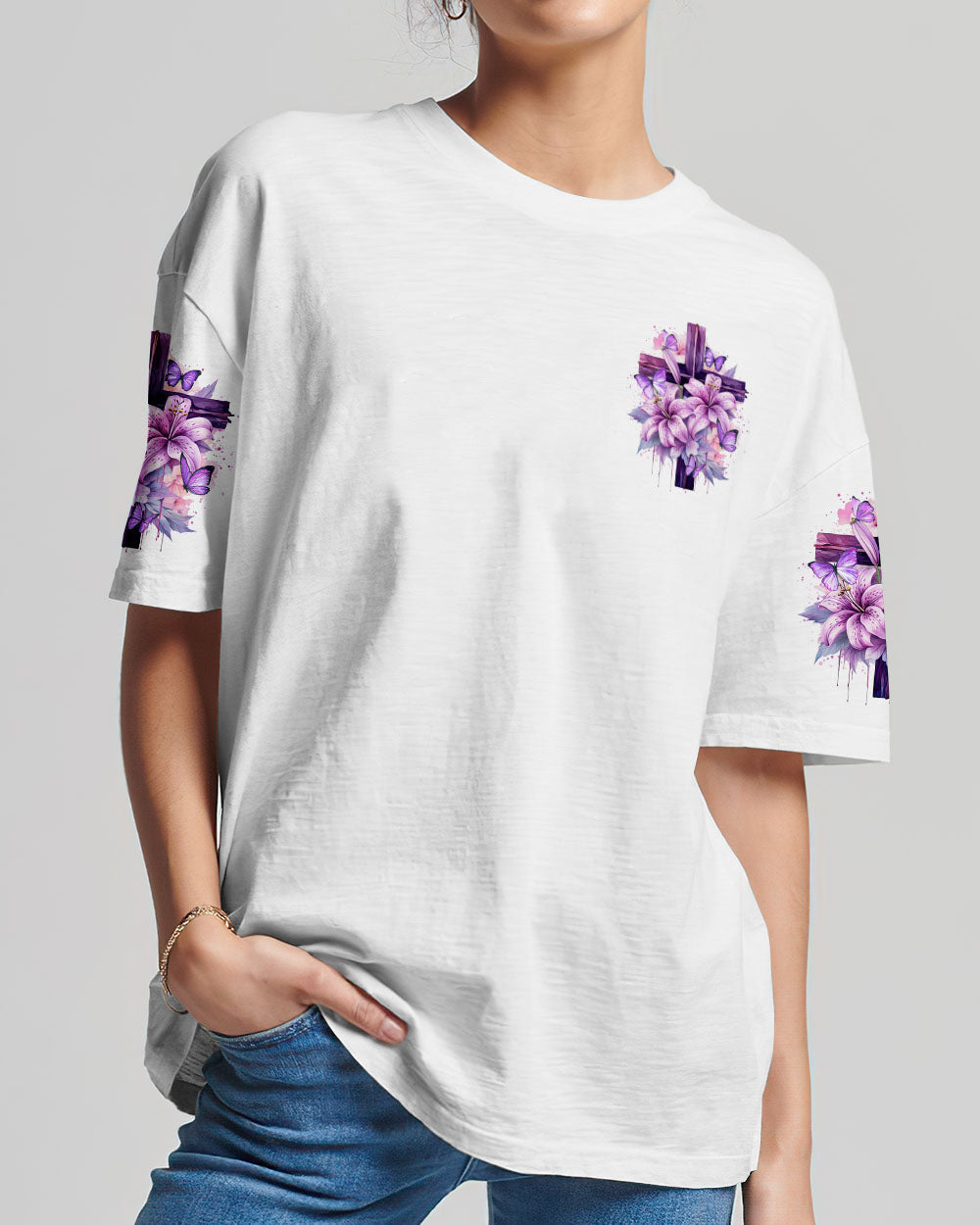 Trust God In Everything Women's All Over Print Shirt - Tytd1609231, easychoo.com