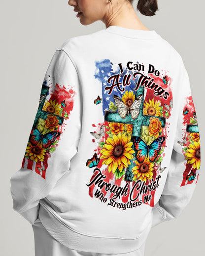 I Can Do All Things Flag Women's All Over Print Shirt - Tltw2007232, easychoo.com