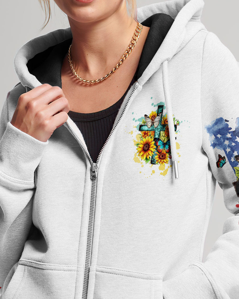 I Can Do All Things Flag Women's All Over Print Shirt - Tltw2007232, easychoo.com