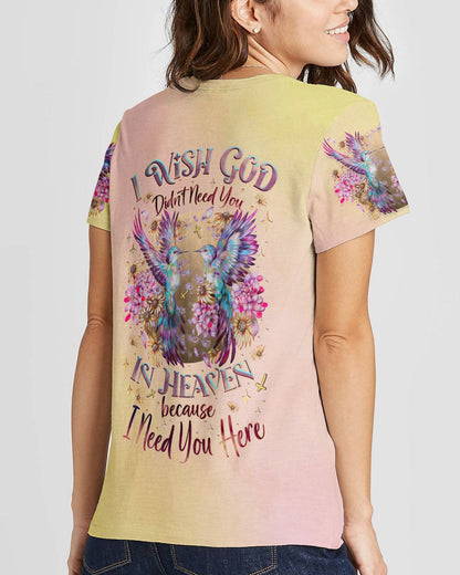 I Need You Here Women's All Over Print Shirt - Tlnz3108233, easychoo.com