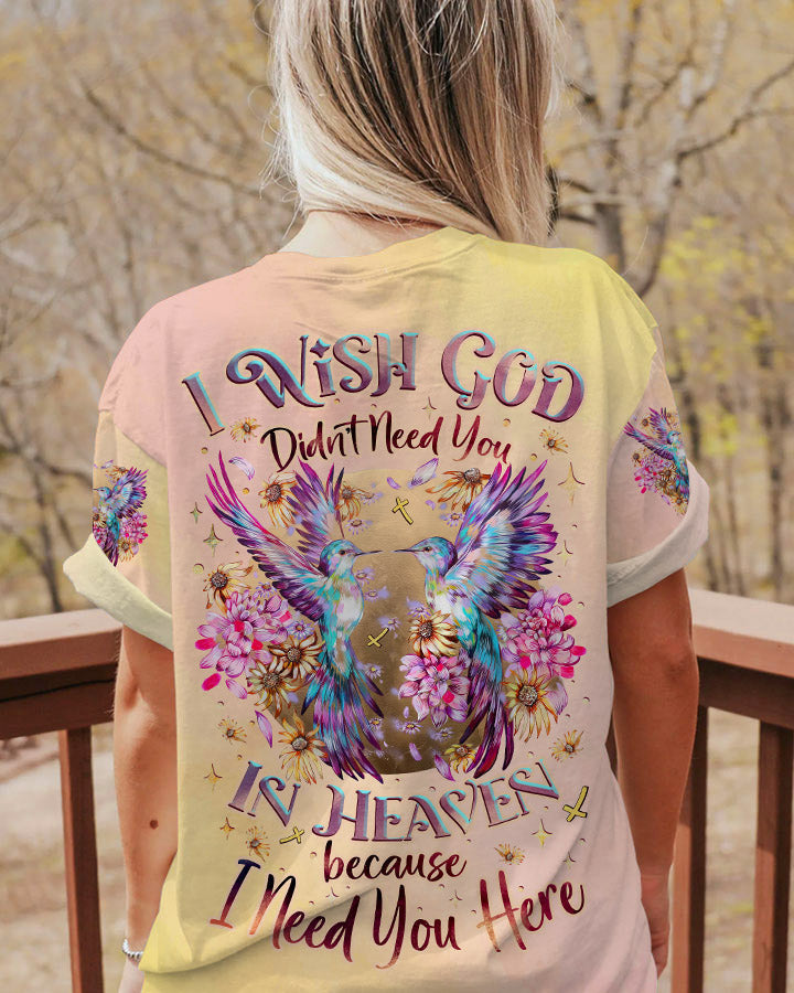 I Need You Here Women's All Over Print Shirt - Tlnz3108233, easychoo.com