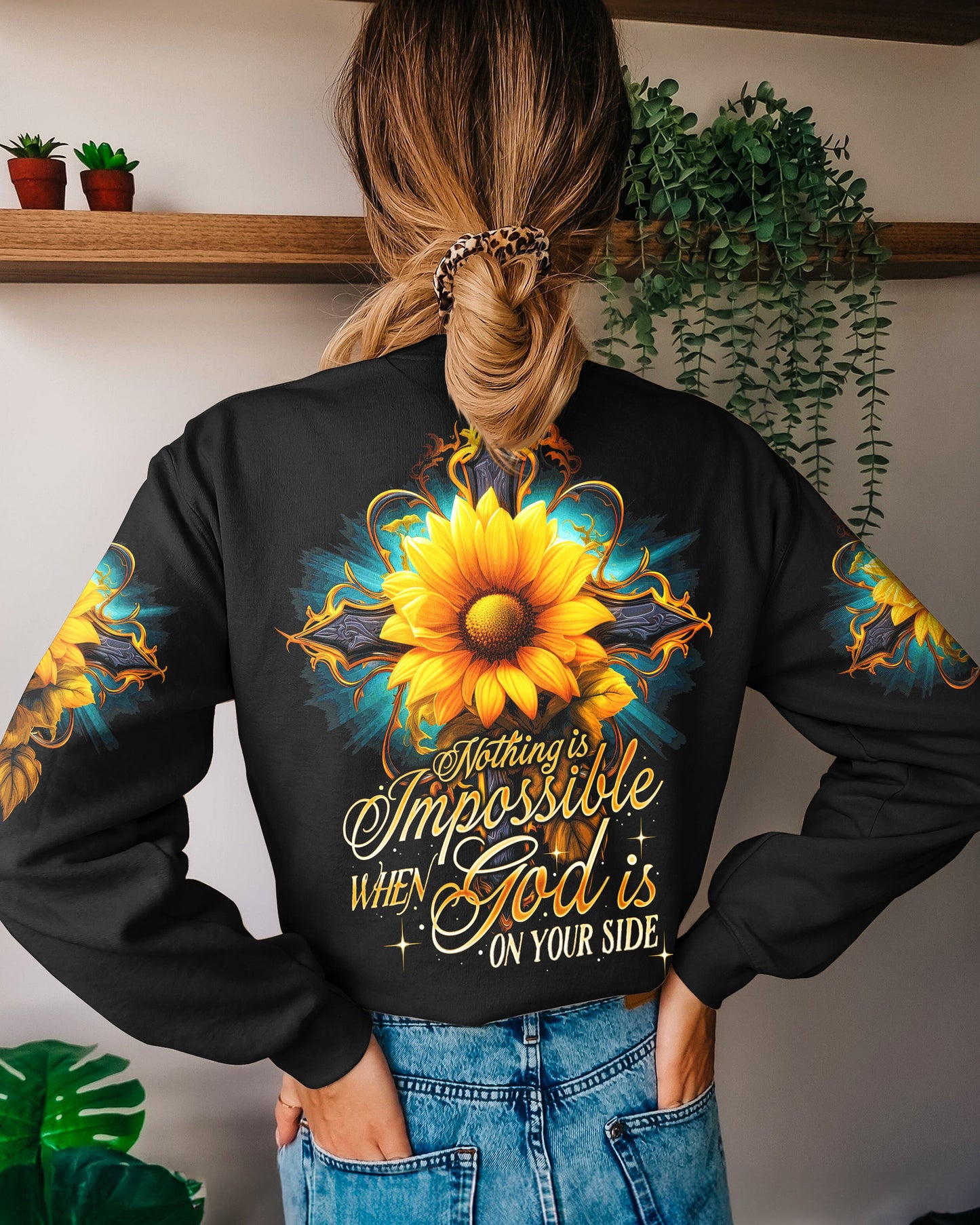 Nothing Is Impossible Women's All Over Print Shirt - Ty2707234, easychoo.com