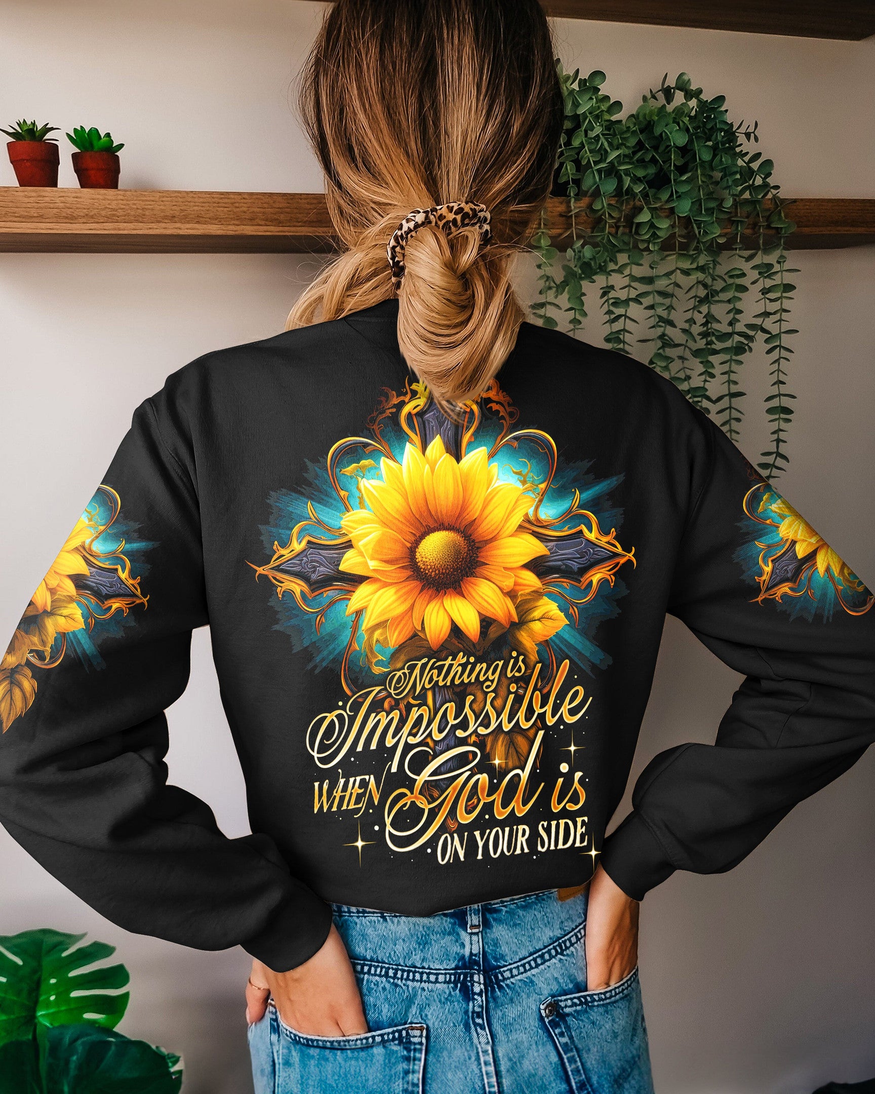 Nothing Is Impossible Women's All Over Print Shirt - Ty2707234, easychoo.com